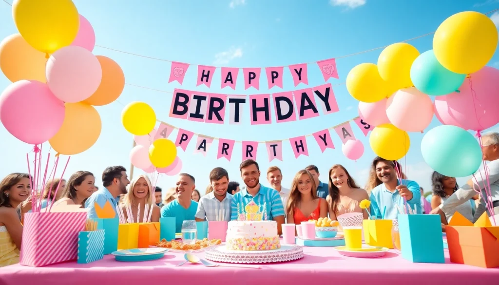 Customizable Birthday Party