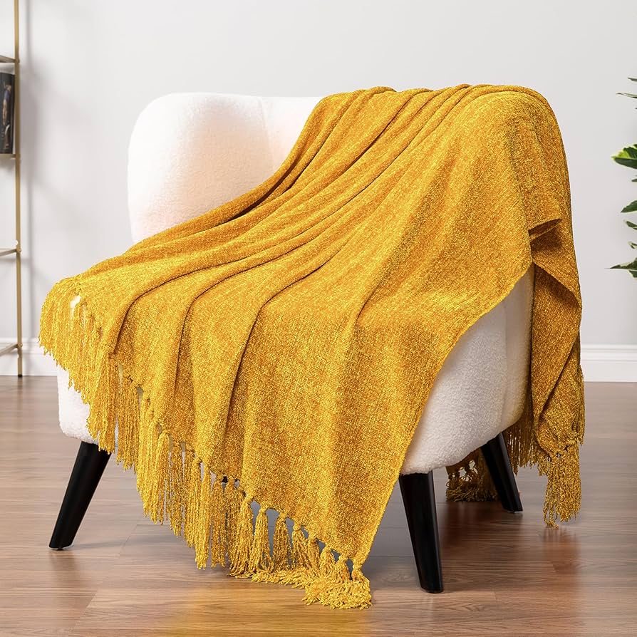 tassel throw blanket