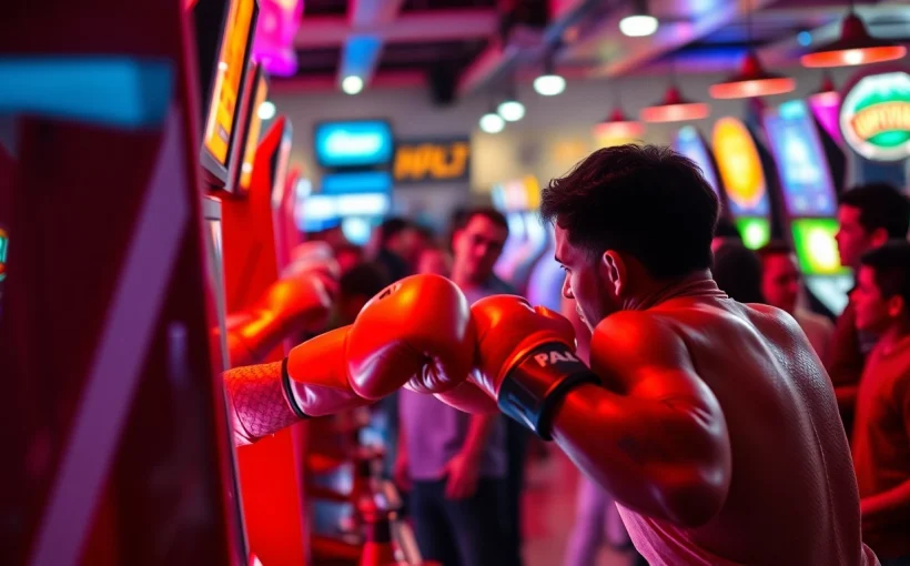 boxing arcade machine