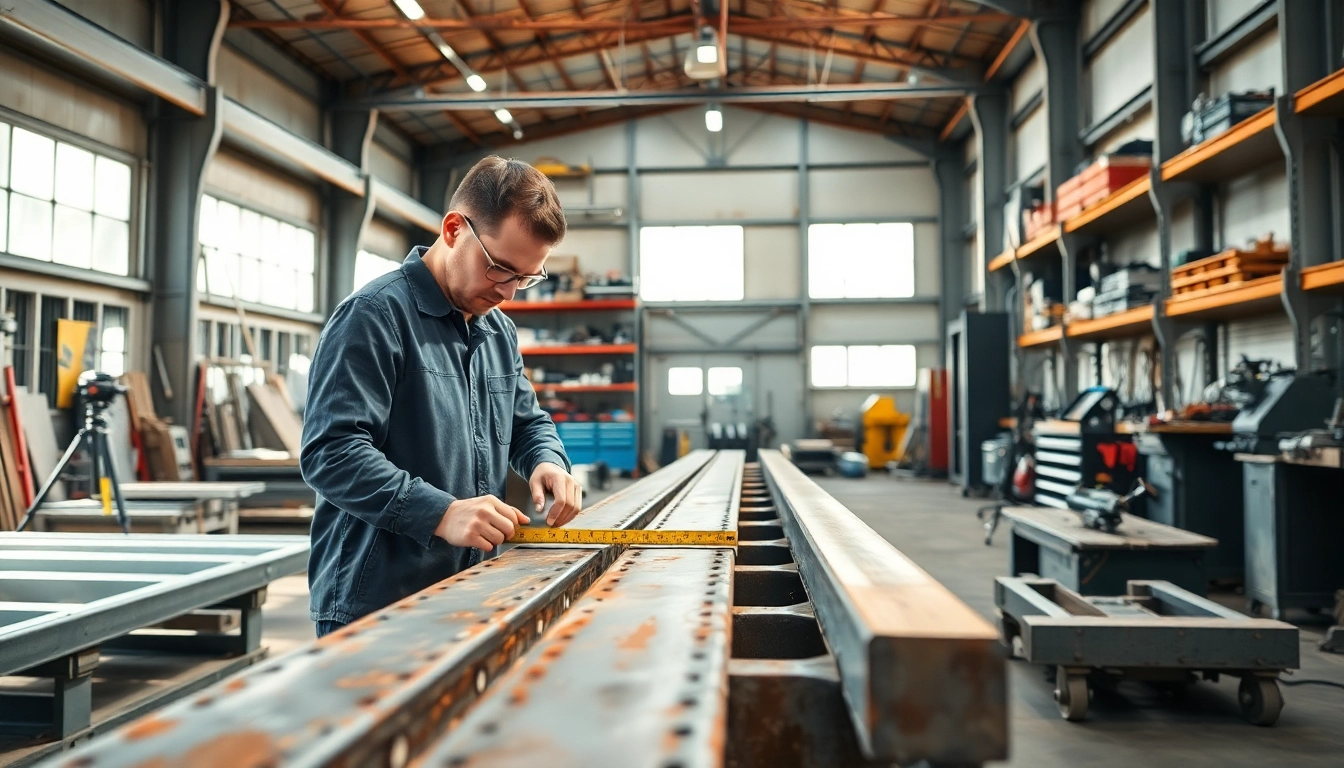Structural steel fabrication