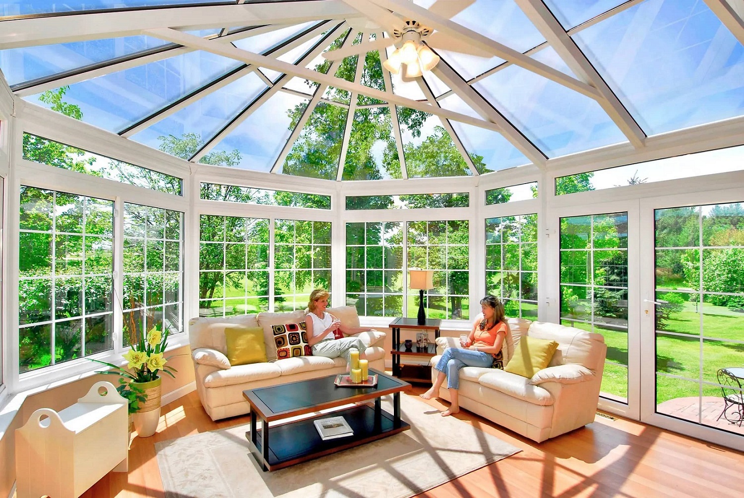 glass sunroom